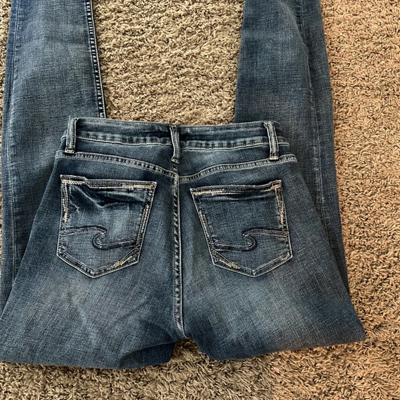 Silver Suki Skinny jeans - size 27/31 - Picture 3 of 4